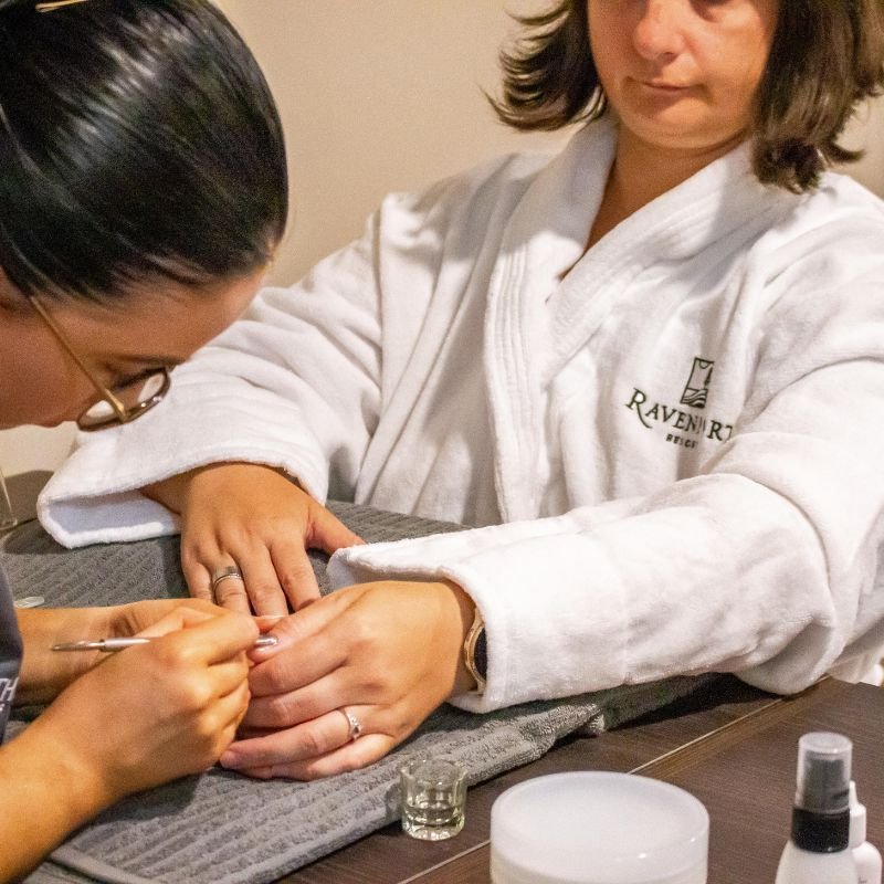 Manicure Station - The Spa at Ravenport Resort